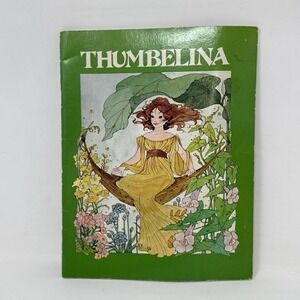 VTG 70s Thumbelina Troll Paperback Hans Christian Andersen Fairytale Book